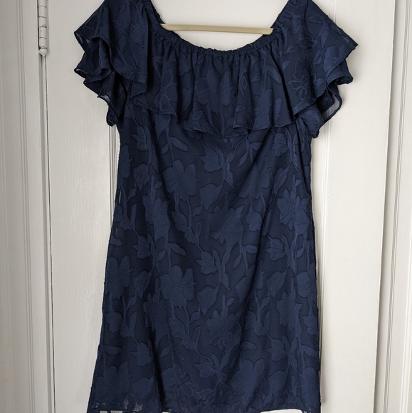 London Times off shoulder dress size 10 - Picture 4 of 4